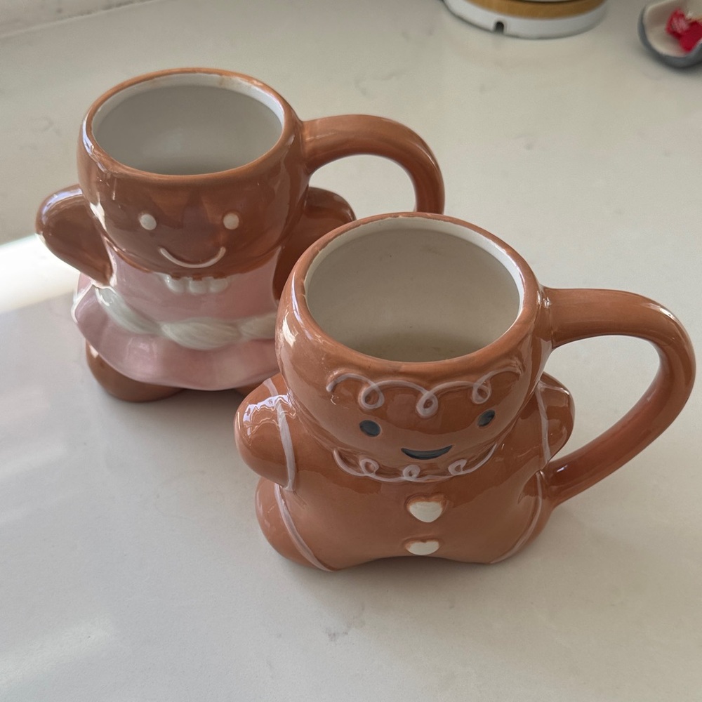 Gingerbread Man Ceramic Mugs - Picture 5 of 5